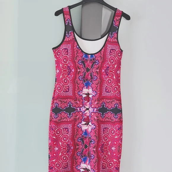 Lady Dutch size L bohemian print sundress - Picture 2 of 4